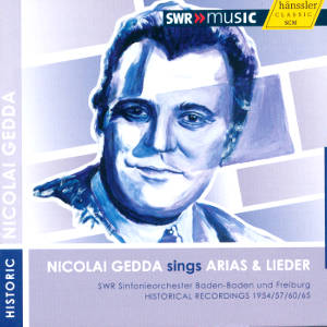 Nicolai Gedda sings Arias & Lieder / SWRmusic Nicolai Gedda sings Arias & Lieder / SWRmusic