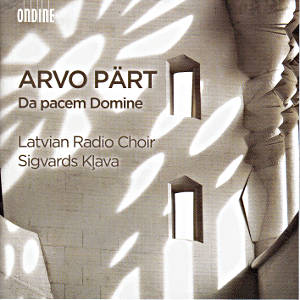 Arvo Pärt, Da pacem Domine / Ondine