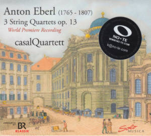 Anton Eberl, 3 String Quartets op. 13