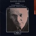 Hanns Eisler Lieder / Orfeo Hanns Eisler Lieder / Orfeo