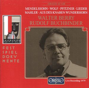 Walter Berry Lieder / Orfeo