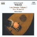 Sylvius Leopold Weiss Lute Sonatas, Volume 5 / Naxos