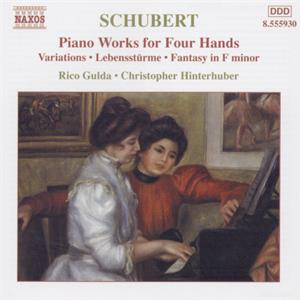 Schubert Piano Works for Four Hands / Naxos