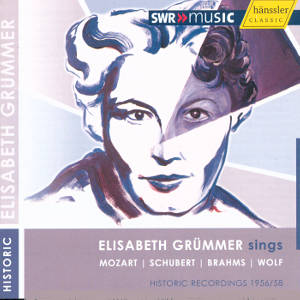 Elisabeth Grümmer sings Mozart, Schubert, Brahms, Wolf / SWRmusic