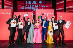 Alle Gewinner des Gesangswettbewerbs Neue Stimmen 2024, Foto: Besim Mazhiqi