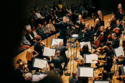 Das Philharmonische Staatsorchester Hamburg in der Elbphilharmonie. Foto: Maximilian Probst