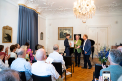 Preisträgerkonzert Prix Serdang mit Rudolf Buchbinder und Initiator Adrian Flury. Foto: Thomas Entzeroth