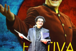 Rolando Villazon bei der Verleihung des Sonderpreises Bestes Festival, Foto: Kristian Bissuti