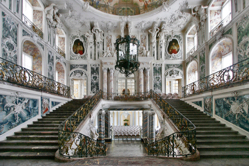 Treppenhaus im Schloss Augustusburg, Foto: Joerg Hejkal