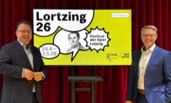 Tobias Wolff, Intendant der Oper Leipzig und Torsten Rose, Direktor der Musikalischen Komödie. Foto: Oper Leipzig / formdusche (Grafik)